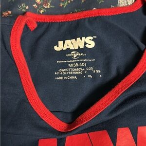 JAWS Navy and Red T-Shirt